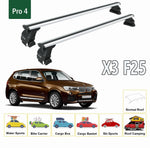 BMW X3 F25 (2010-2017) Uyumlu PAW Toros Serisi Pro 4 Tavan Ara Barı-Siyah