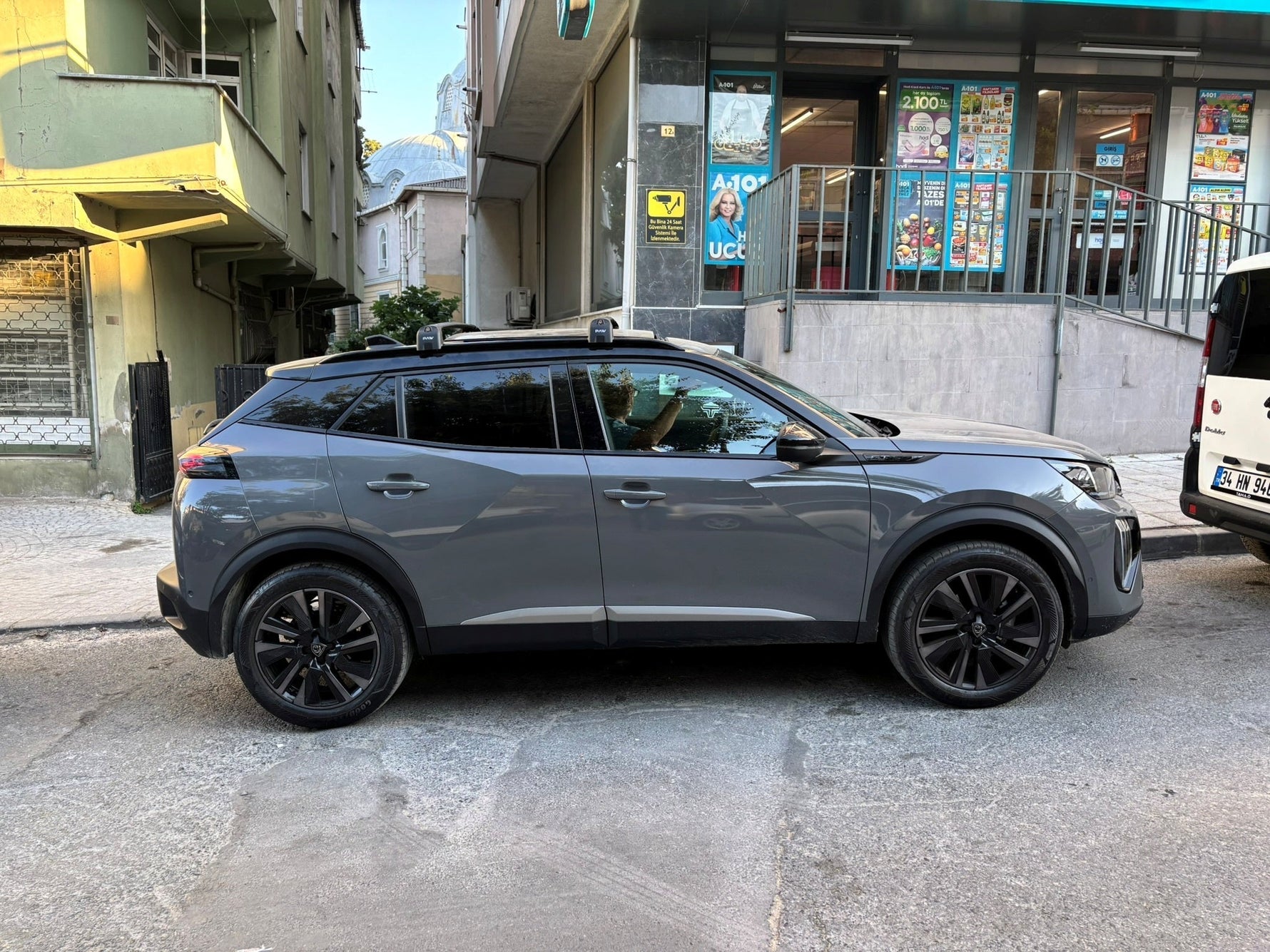 Peugeot 2008 2020-2025 Portbagaj Taşıyıcı Ara Atkisi - Ara Çubuk Paw Pro 2 Gri