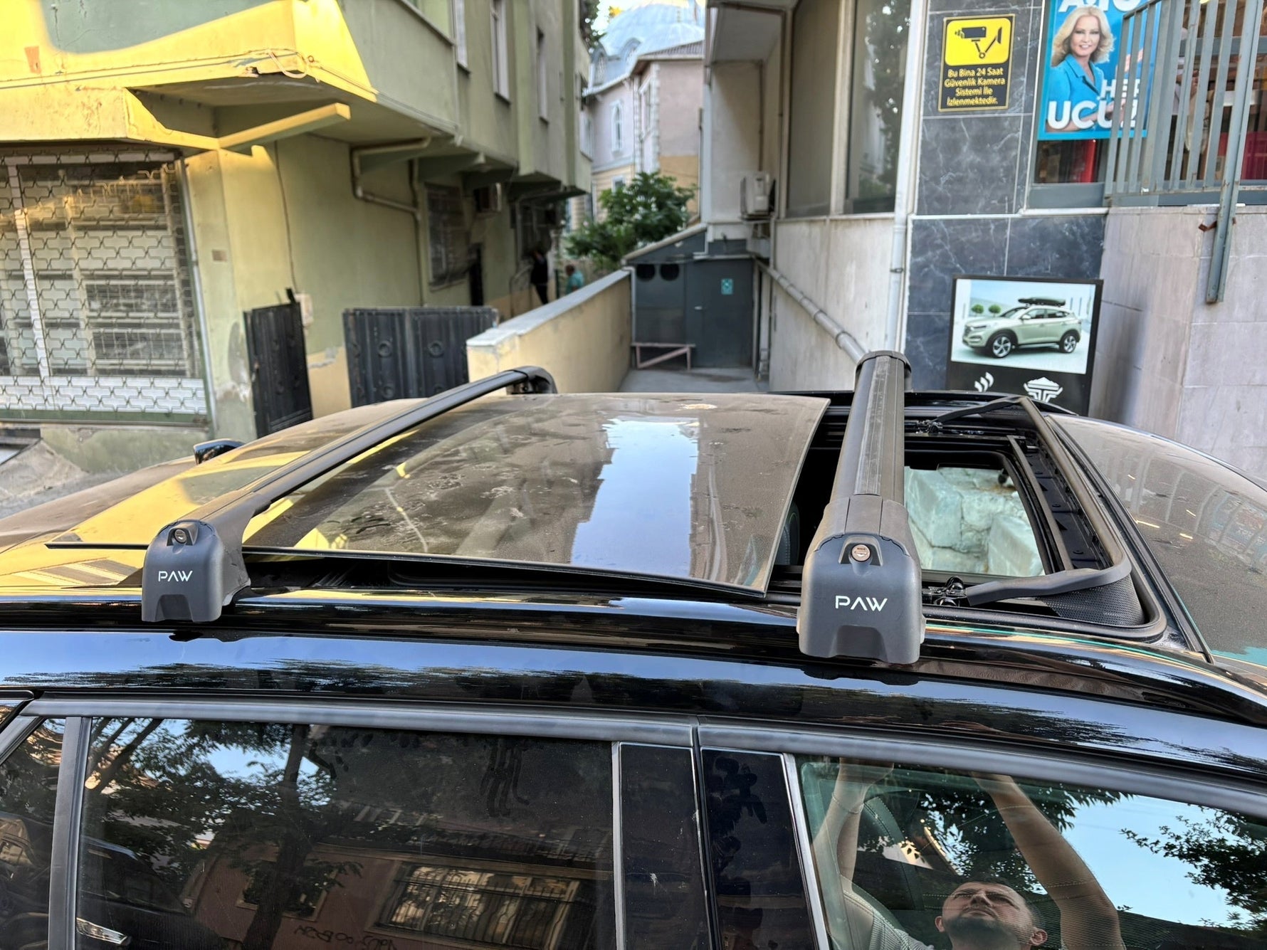 Peugeot 2008 2020-2025 Portbagaj Taşıyıcı Ara Atkisi - Ara Çubuk Paw Pro 2 Gri