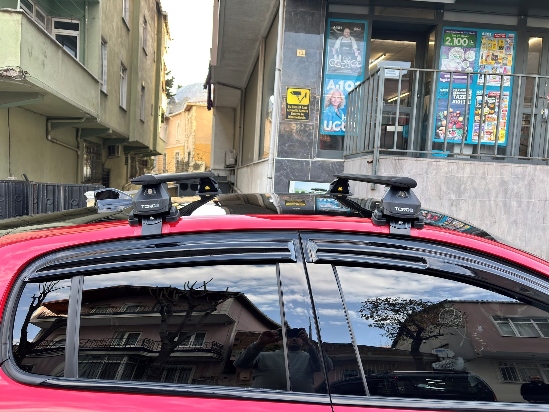 Peugeot 208 2019-2026 Portbagaj Taşıyıcı Ara Atkısı Toros Pro 4, Siyah