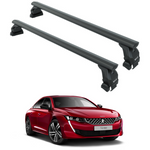 Peugeot 508 2018-2025 Oluksuz Üst Tavan Portbagaj Taşıyıcı Ara Atkısı Toros Serisi Pro 4 Siyah