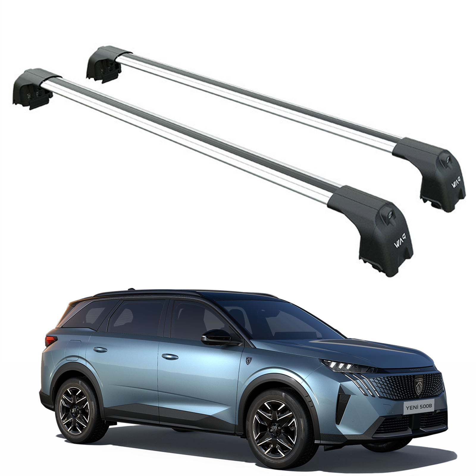 Peugeot 5008 2024- Up Portbagaj Taşıyıcı Ara Atkisi - Ara Çubuk Paw Pro 2 Gri