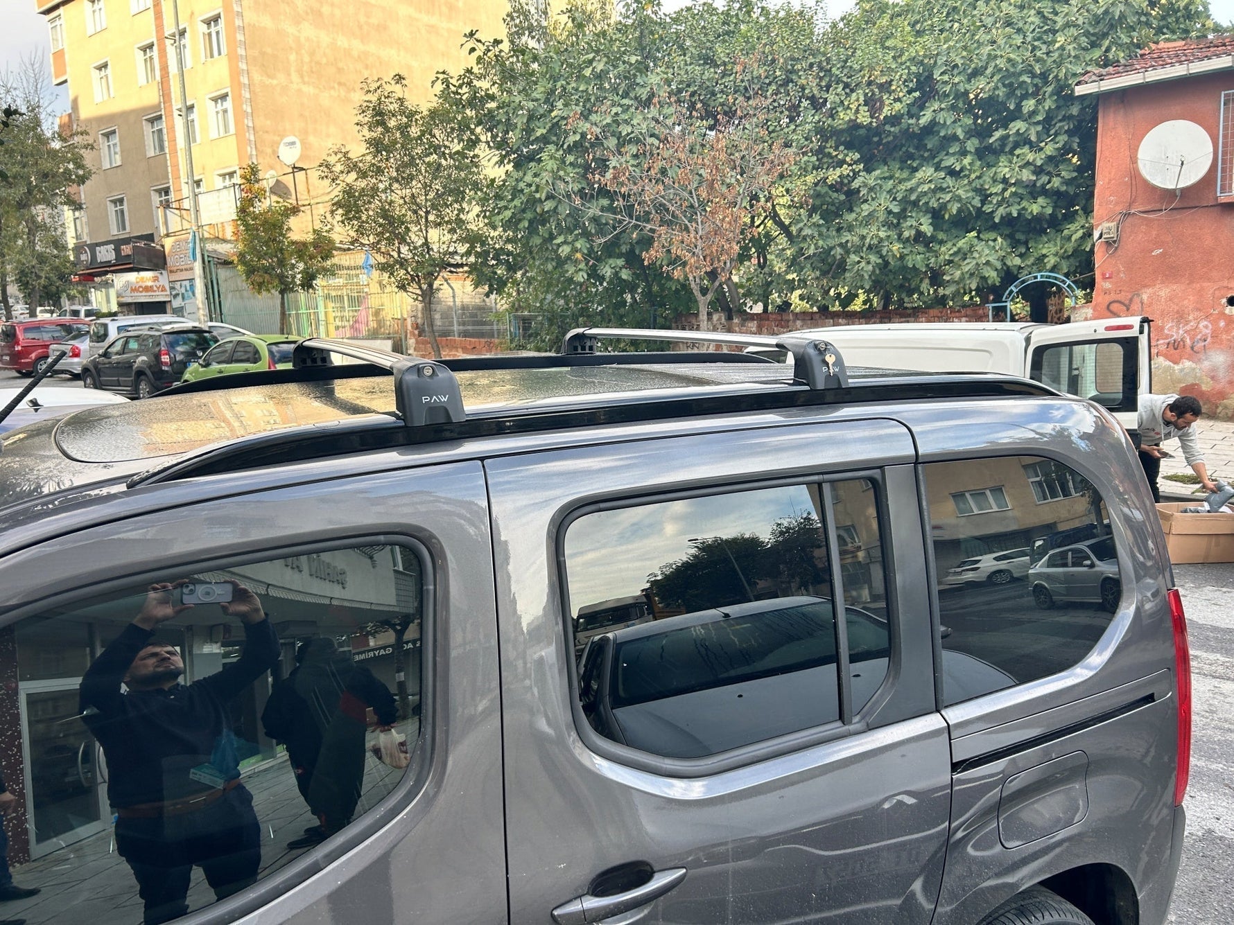 Opel Combo 2023-2025 Portbagaj Taşıyıcı Ara Atkisi - Ara Çubuk Paw Pro 2 Gri