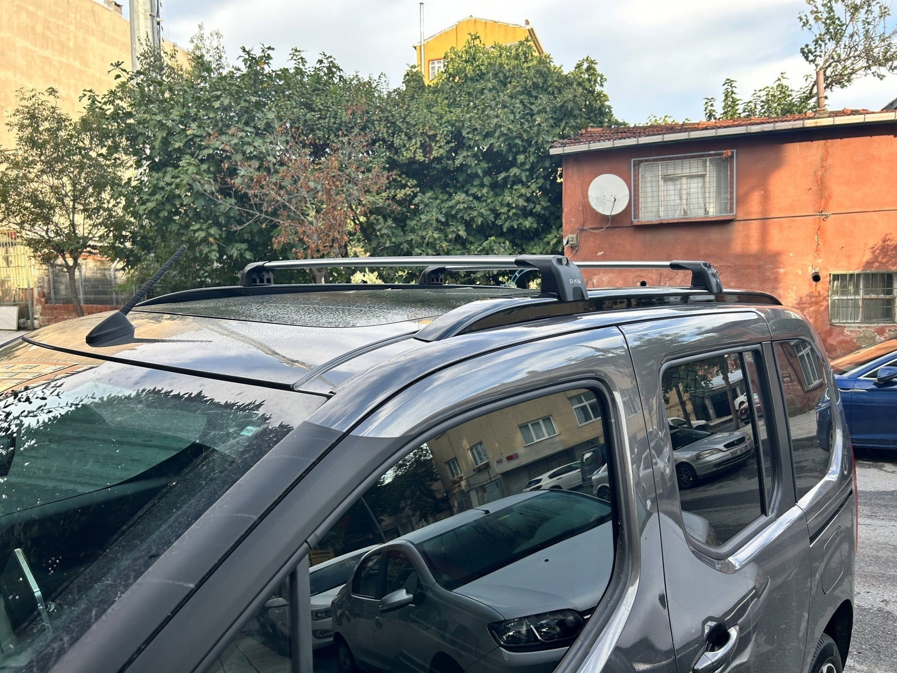 Fiat Doblo 2023-2025 Portbagaj Taşıyıcı Ara Atkisi - Ara Çubuk Paw Pro 2 Siyah