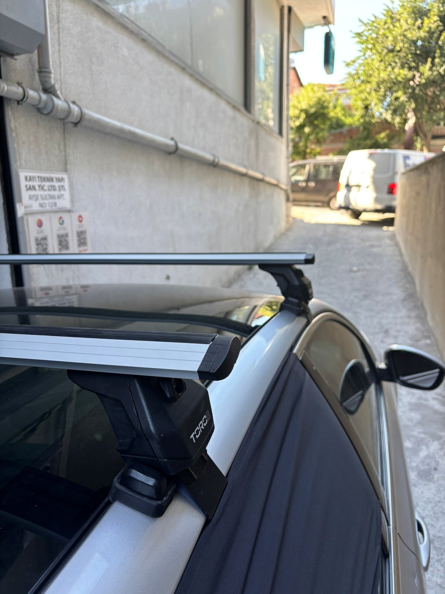 Peugeot 308 20213-2021 Oluksuz Üst Tavan Portbagaj Taşıyıcı Ara Atkısı Toros Serisi Pro 4 Siyah