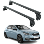Peugeot 308 20213-2021 Oluksuz Üst Tavan Portbagaj Taşıyıcı Ara Atkısı Toros Serisi Pro 4 Siyah