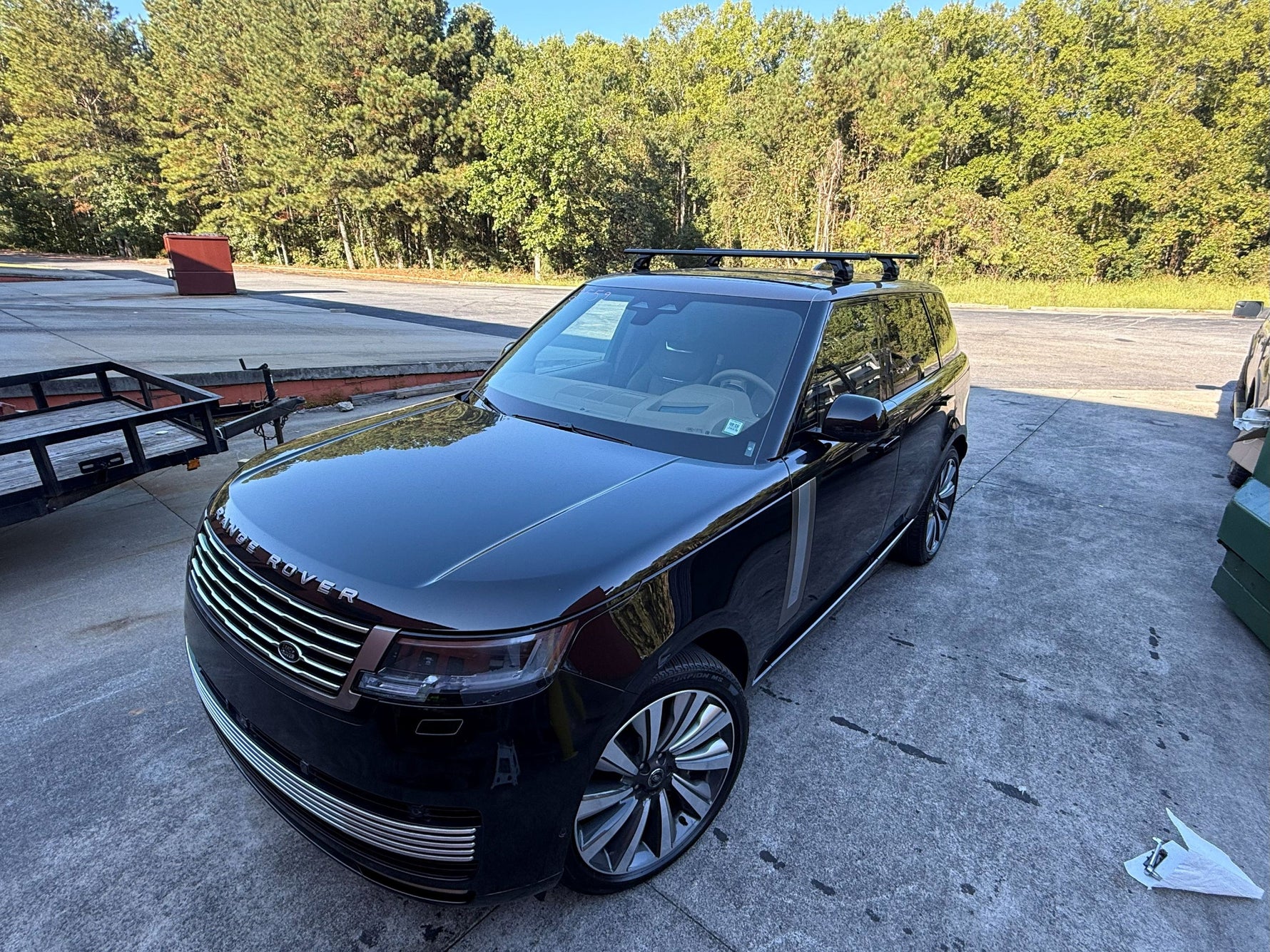 Range Rover Vogue (2021-2025) Araç Üstü Taşıyıcı Ara Bar, Ara Atkı Aparatı Fix Pro Siyah
