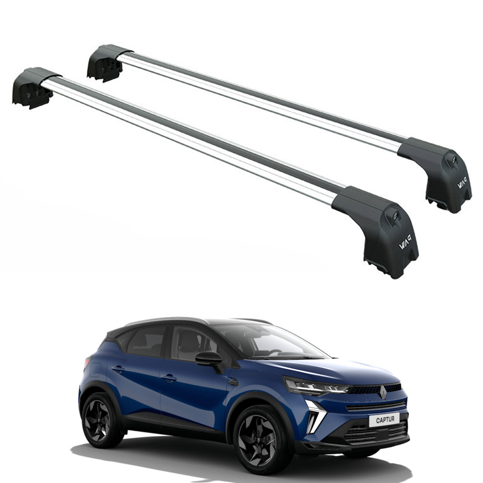 Renault Captur 2019-2025 Portbagaj Taşıyıcı Ara Atkisi - Ara Çubuk Paw Pro 2 Gri