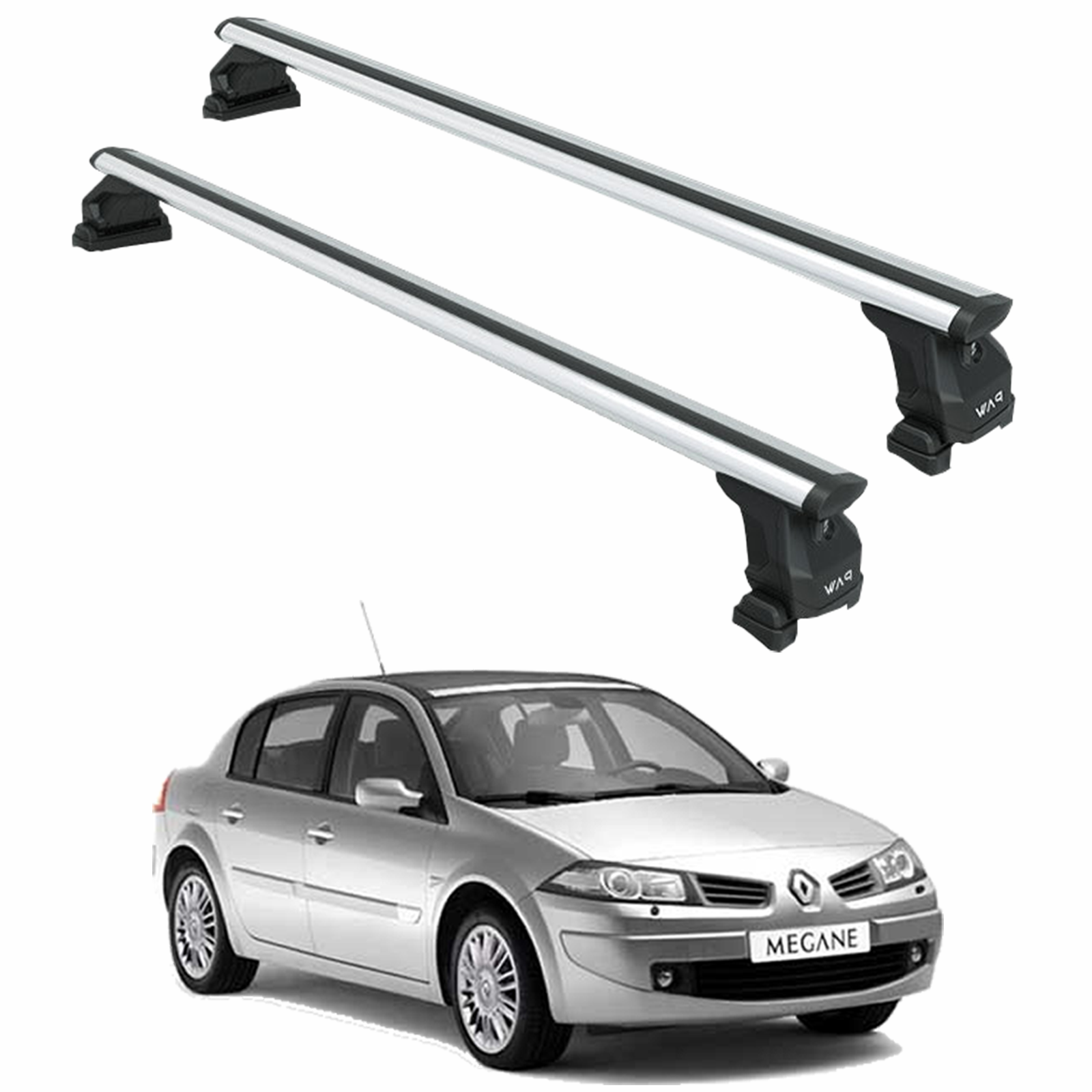 Renault Megane 2 2002-2009 Tavan Taşıyıcı Ara Barlar – Vidalı Montaj