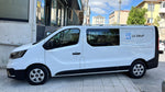 Renault Trafic X82 Uzun Şase (2014-2025) Araç Üstü Alüminyum Tavan Yan Rayları Plus Serisi - Gri
