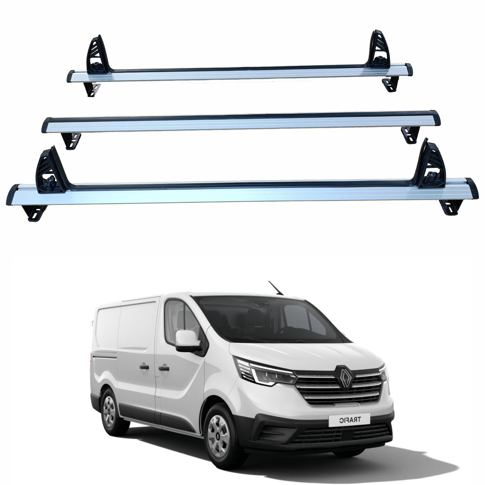 Renault Trafic X82 Cargo Van (2014–2025) Araç Üstü Merdiven Sabitleyici