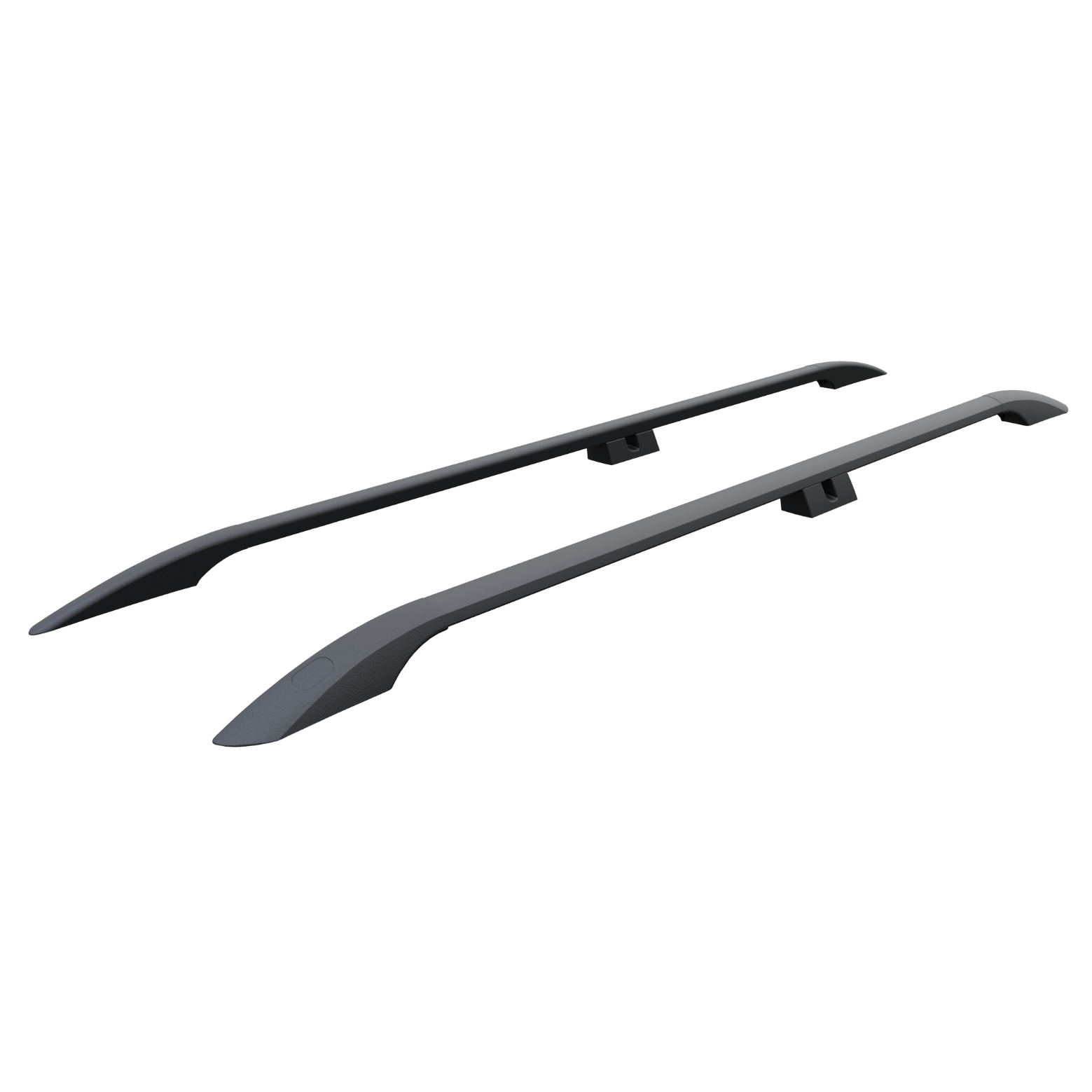 Volkswagen Transporter T5 2003-2015 Kısa Şase Araç Üstü Alüminyum Tavan Yan Rayları Plus Serisi Baggage Luggage Rack Rail Port - Siyah