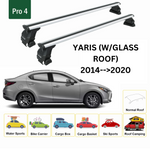 Toyota Yaris Sedan 2014-2020 Oluksuz Üst Tavan Portbagaj Taşıyıcı Ara Atkısı Toros Serisi Pro 4 Gri