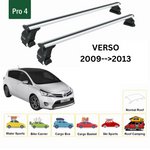 Toros Toyota Verso (2009-2013) Oluksuz Tavan Ara Atkı Portbagaj Taşıyıcı Pro 4 Gri