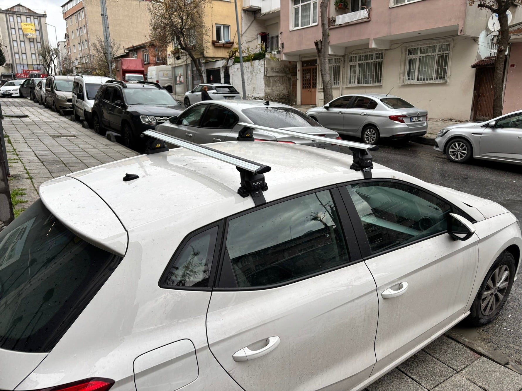 Seat Ibiza (2017-Sonrası) Portbagaj Taşıyıcı Ara Atkı Takımı - Toros Pro 4 - Siyah