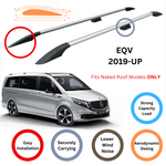 Paw Mercedes-Benz EQV (2019-2025) Tavan Çıtası Yan Ray - Ultimate Style Gri