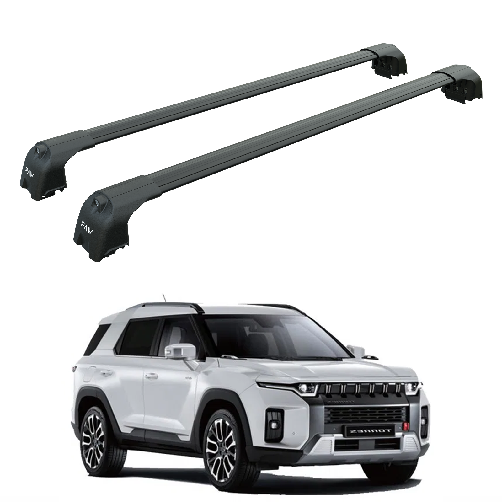 Ssangyong Torres 2023-2025 Portbagaj Taşıyıcı Ara Atkisi - Ara Çubuk Paw Pro 2 Siyah