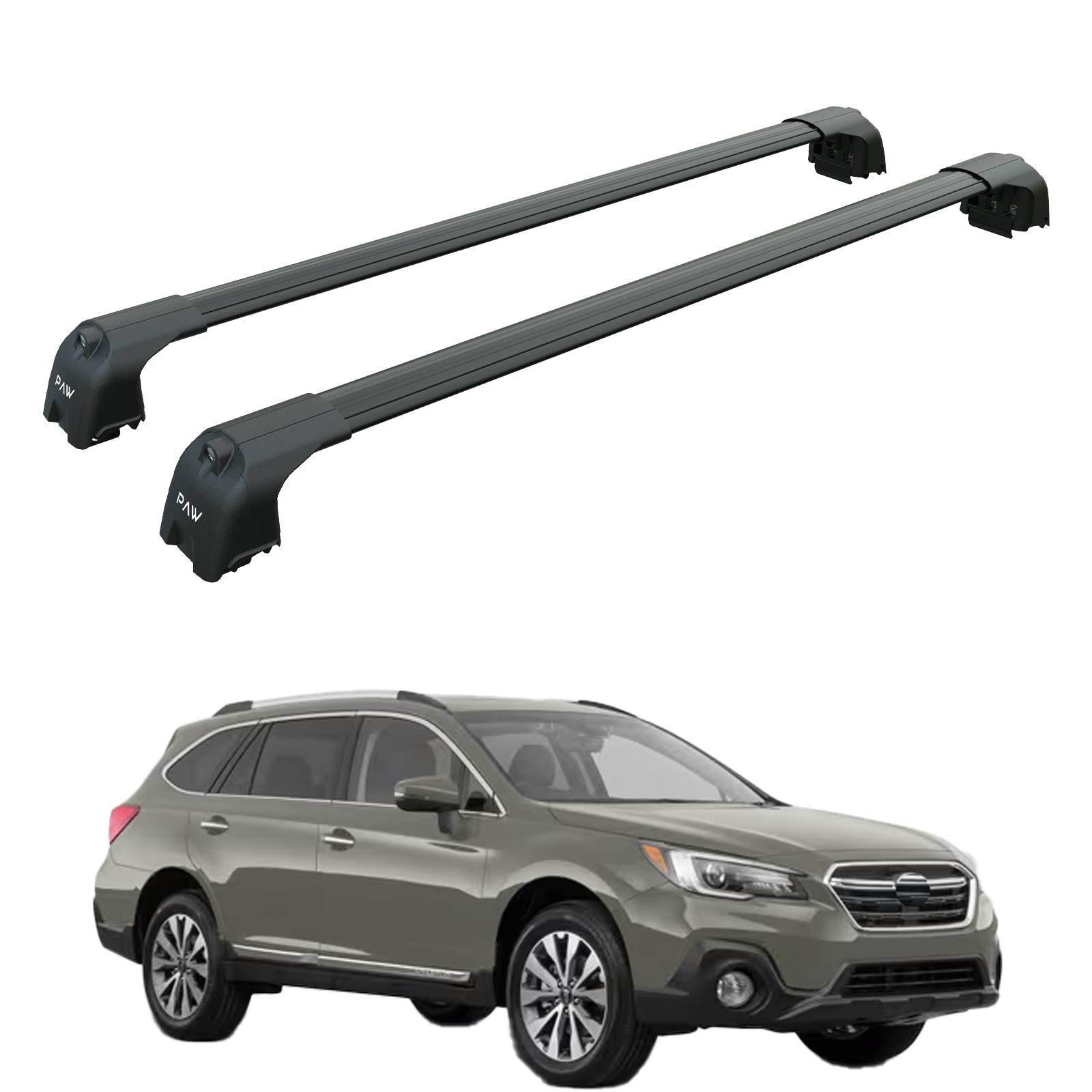 Subaru Outback Bs 2014-2020 Portbagaj Taşıyıcı Ara Atkisi - Ara Çubuk Paw Pro 2 Siyah