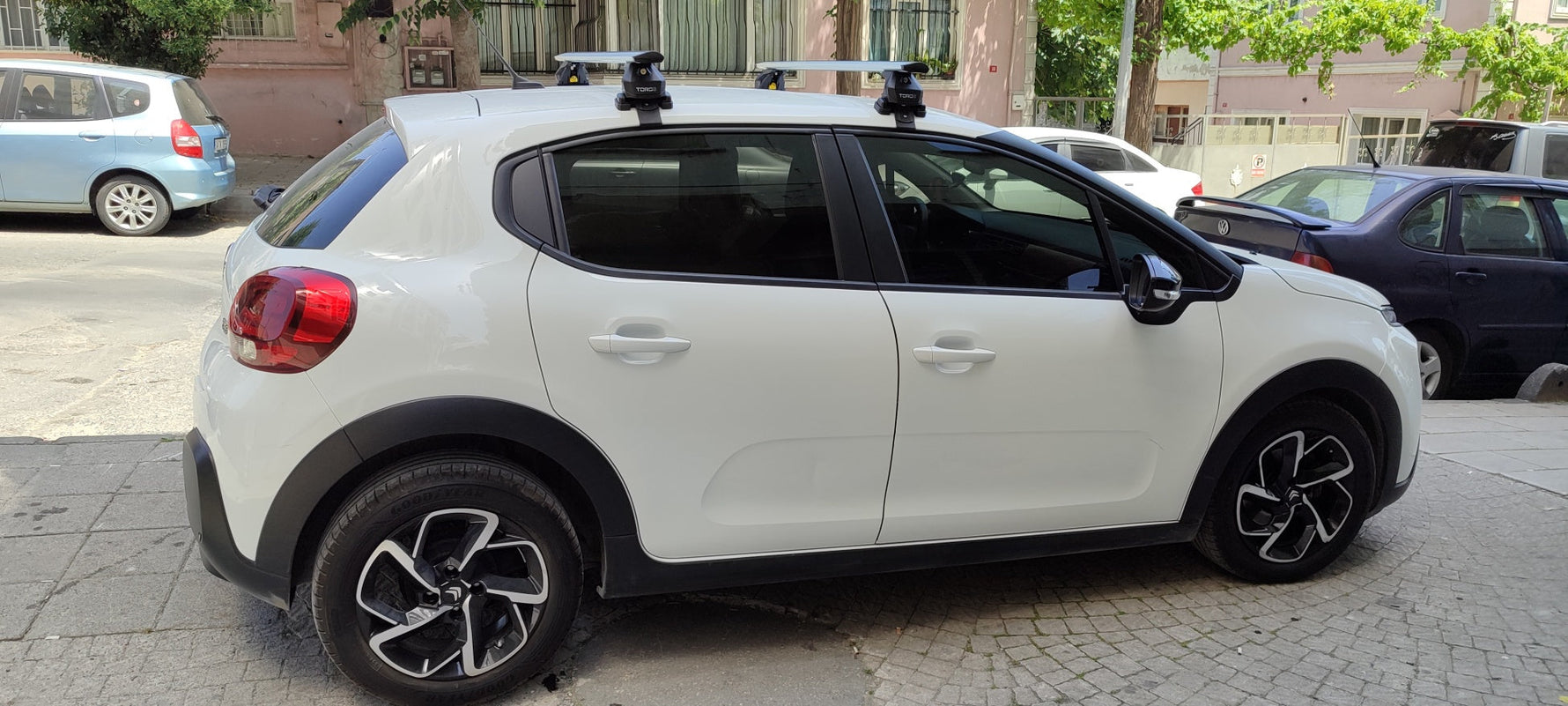 Nissan X-Trail T33 ile Uyumlu Portbagaj Taşıyıcı Paw Pro 2 Alüminyum Tavan Çubuğu Gri