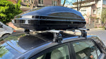 For Toyota Auris 2007-2013 Roof Rack Cross Bars Normal Roof Alu Black
