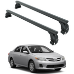 Toyota Corolla 2007-2013 Oluksuz Üst Tavan Portbagaj Taşıyıcı Ara Atkısı Toros Serisi Pro 4 Siyah