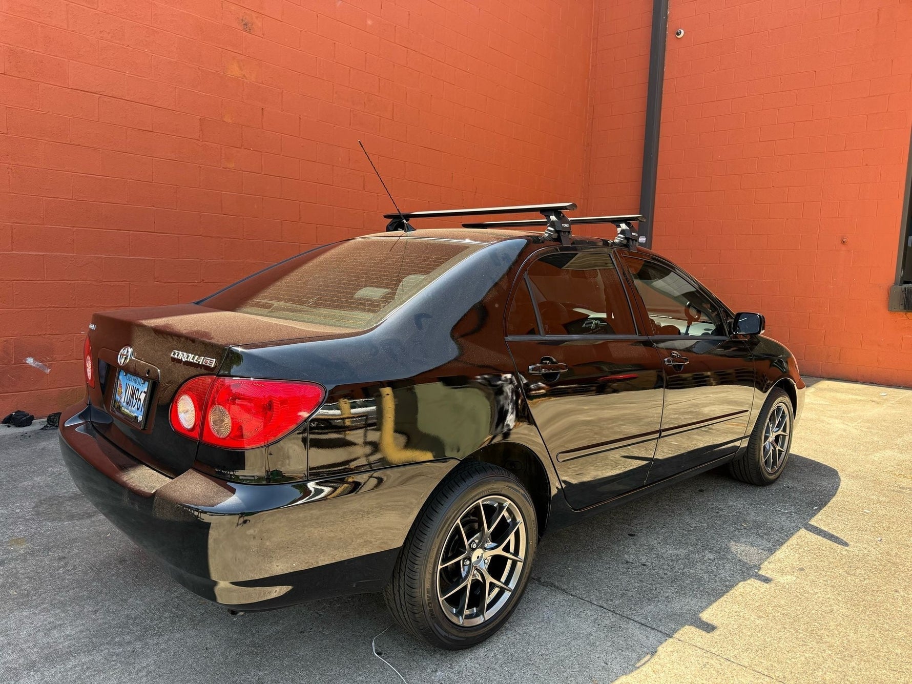 Toros Toyota Corolla (2007-2013) Oluksuz Tavan Ara Atkı Portbagaj Taşıyıcı Pro 4 Siyah