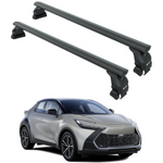 Toyota C-Hr 2023-2025 Oluksuz Üst Tavan Portbagaj Taşıyıcı Ara Atkısı Toros Serisi Pro 4 Siyah