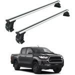 Toyota Hilux 2015-2021 Oluksuz Üst Tavan Portbagaj Taşıyıcı Ara Atkısı Toros Serisi Pro 4 Siyah