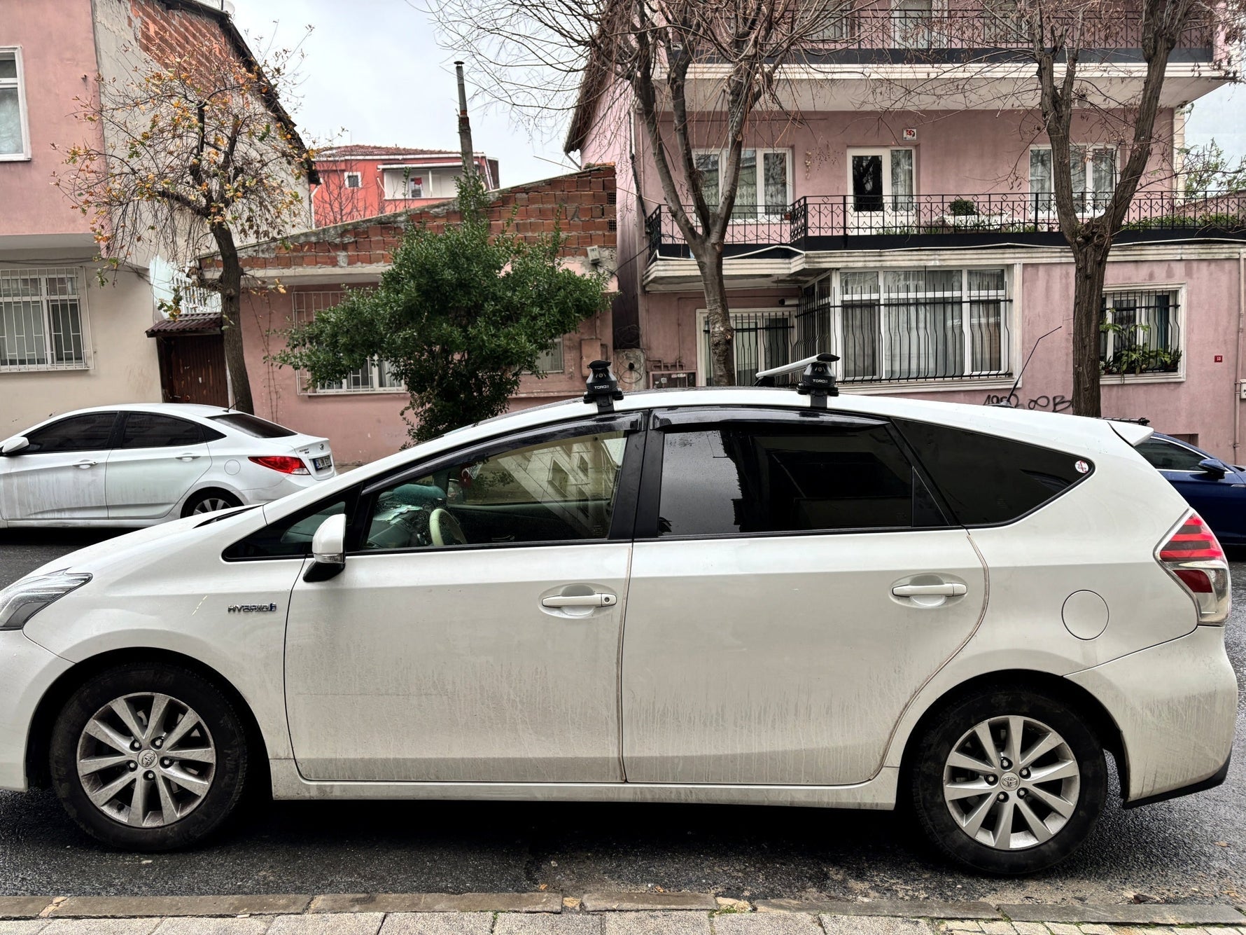 Toyota Prius 2009-2012 Oluksuz Üst Tavan Portbagaj Taşıyıcı Ara Atkısı Toros Serisi Pro 4 Siyah