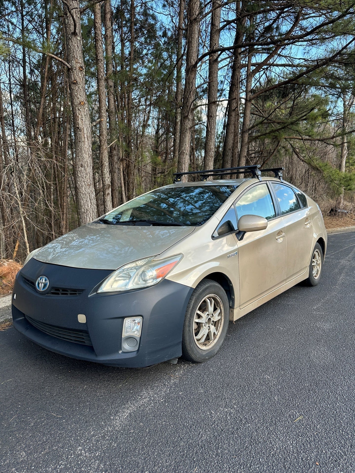 Toyota Prius 2023-2025 Oluksuz Üst Tavan Portbagaj Taşıyıcı Ara Atkısı Toros Serisi Pro 4 Siyah