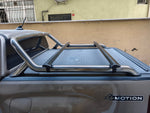 Volkswagen Amarok (2020-2025) Kasa Üstü Bed Rack Taşıyıcı Bar Siyah | Rollbar Uyumlu |