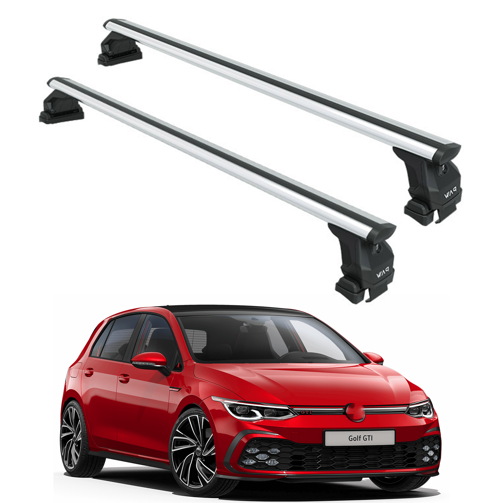 Volkswagen Golf Hb Mk8 2020-2025 Oluksuz Üst Tavan Portbagaj Taşıyıcı Ara Atkısı Toros Serisi Pro 4 Gri