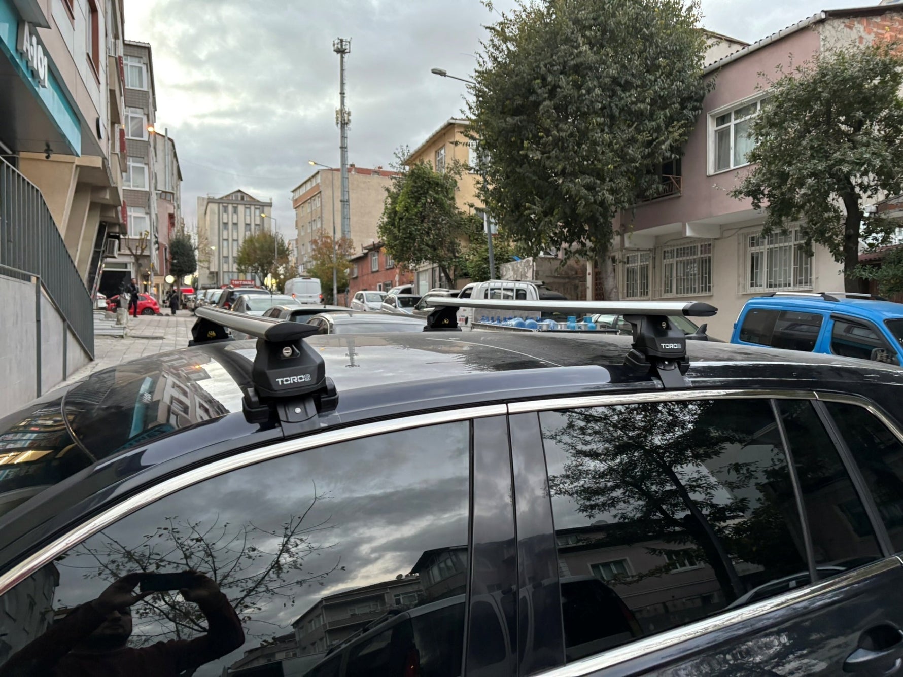 Volkswagen Tiguan 2015-2020 Oluksuz Üst Tavan Portbagaj Taşıyıcı Ara Atkısı Toros Serisi Pro 4 Siyah