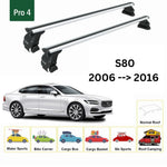 Volvo S90 2016-2025 Oluksuz Üst Tavan Portbagaj Taşıyıcı Ara Atkısı Toros Serisi Pro 4 Gri