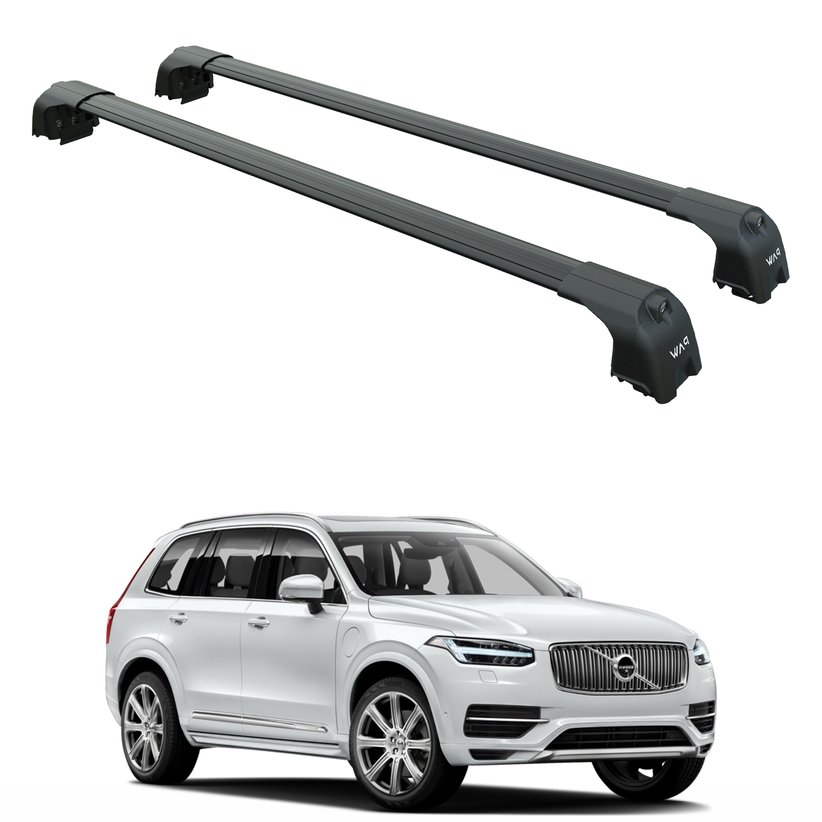 Volvo Xc90 2015-2025 Portbagaj Taşıyıcı Ara Atkisi - Ara Çubuk Paw Pro 2 Siyah