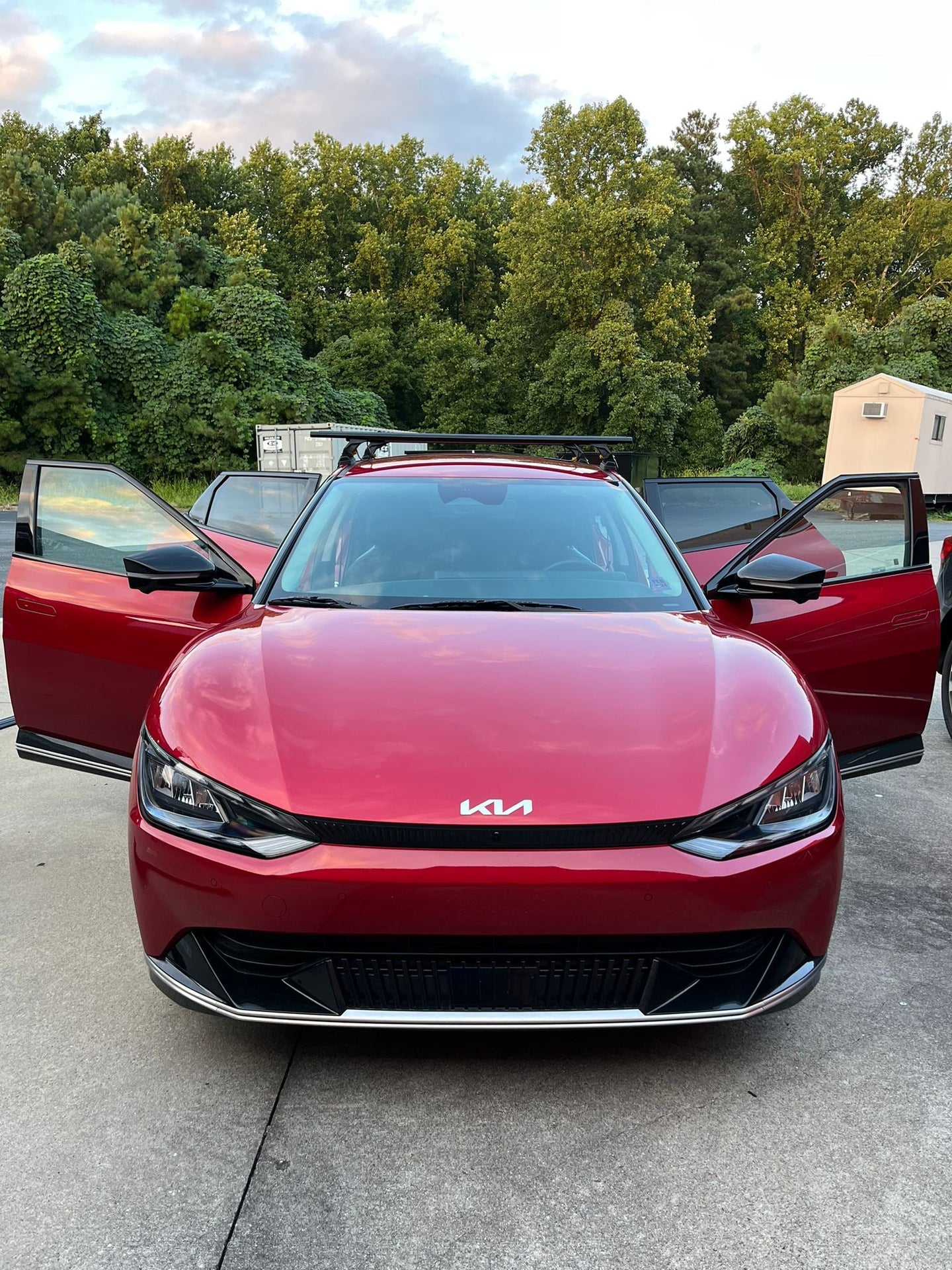 Kia Ev6 2019-2025 Oluksuz Üst Tavan Portbagaj Taşıyıcı Ara Atkısı Toros Serisi Pro 4 Gri
