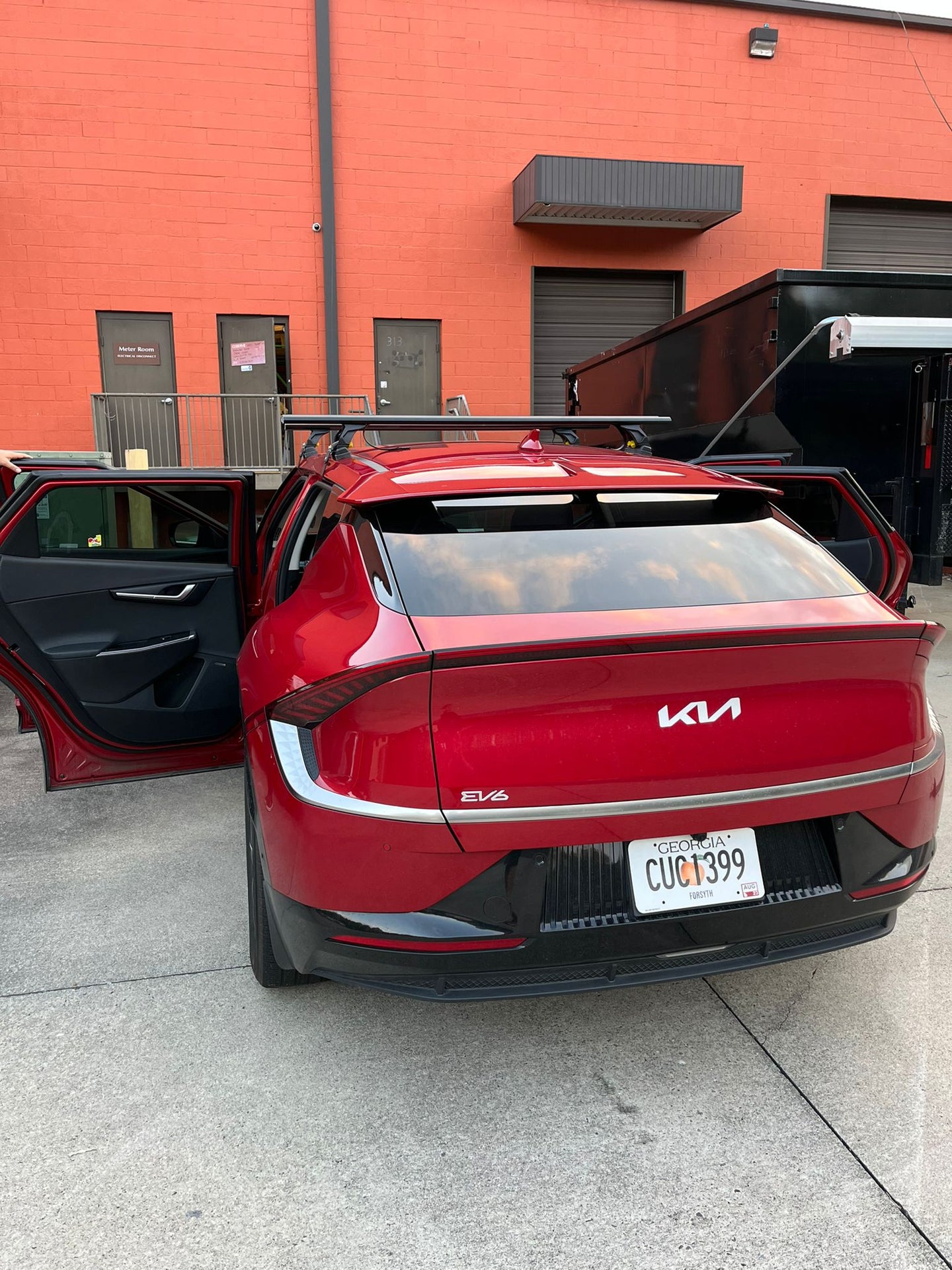 Kia Ev6 2019-2025 Oluksuz Üst Tavan Portbagaj Taşıyıcı Ara Atkısı Toros Serisi Pro 4 Gri