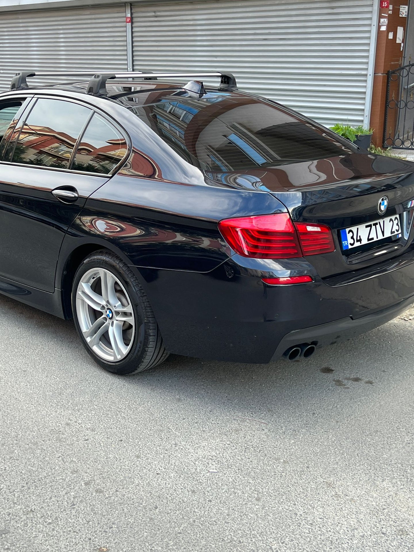 Bmw 5 Serisi Sedan F10 (2009-2017) Ara Atkı Portbagaj Taşıyıcı - Paw Pro 3 Gri