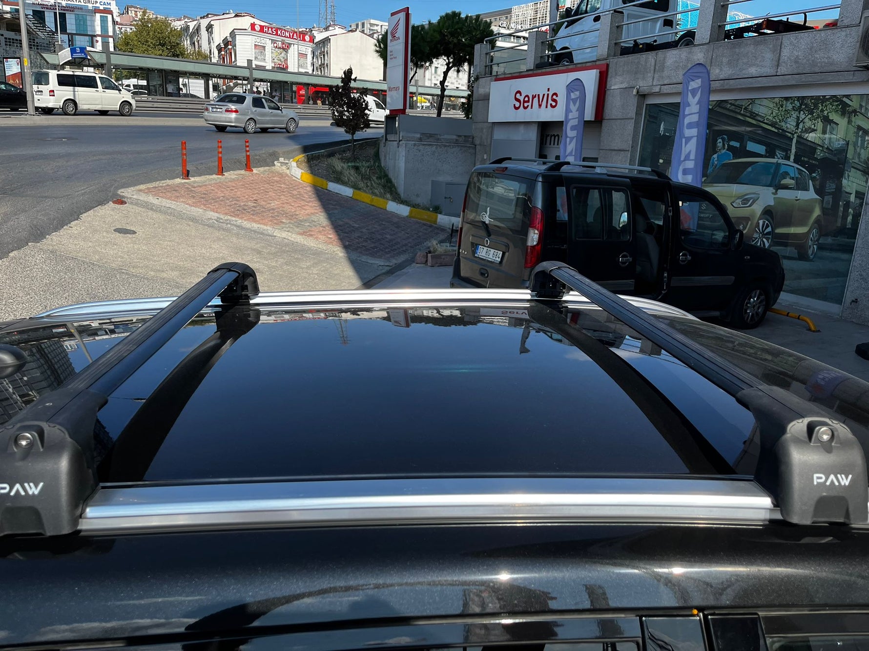 Suzuki Vitara 2015-2025 Portbagaj Taşıyıcı Ara Atkisi - Ara Çubuk Paw Pro 2 Gri
