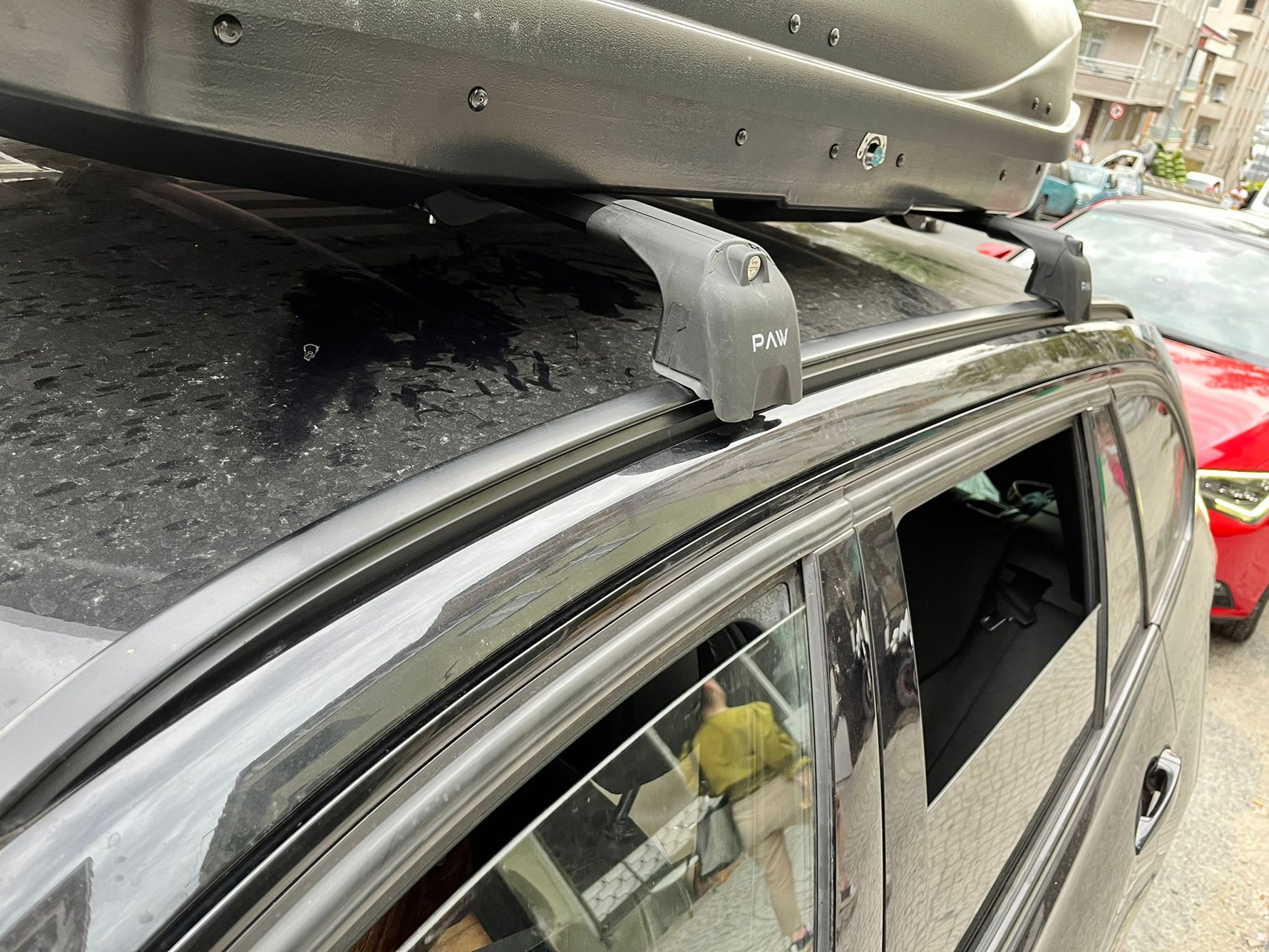 Bmw 3 Touring F31 2012-2019 Portbagaj Taşıyıcı Ara Atkisi - Ara Çubuk Paw Pro 2 Siyah