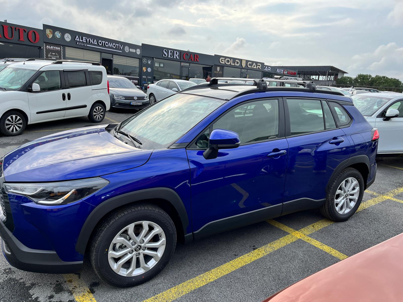 Toyota Corolla Cross Portbagaj Taşıyıcı Ara Atkisi - Ara Bar, Paw Pro 2, Siyah