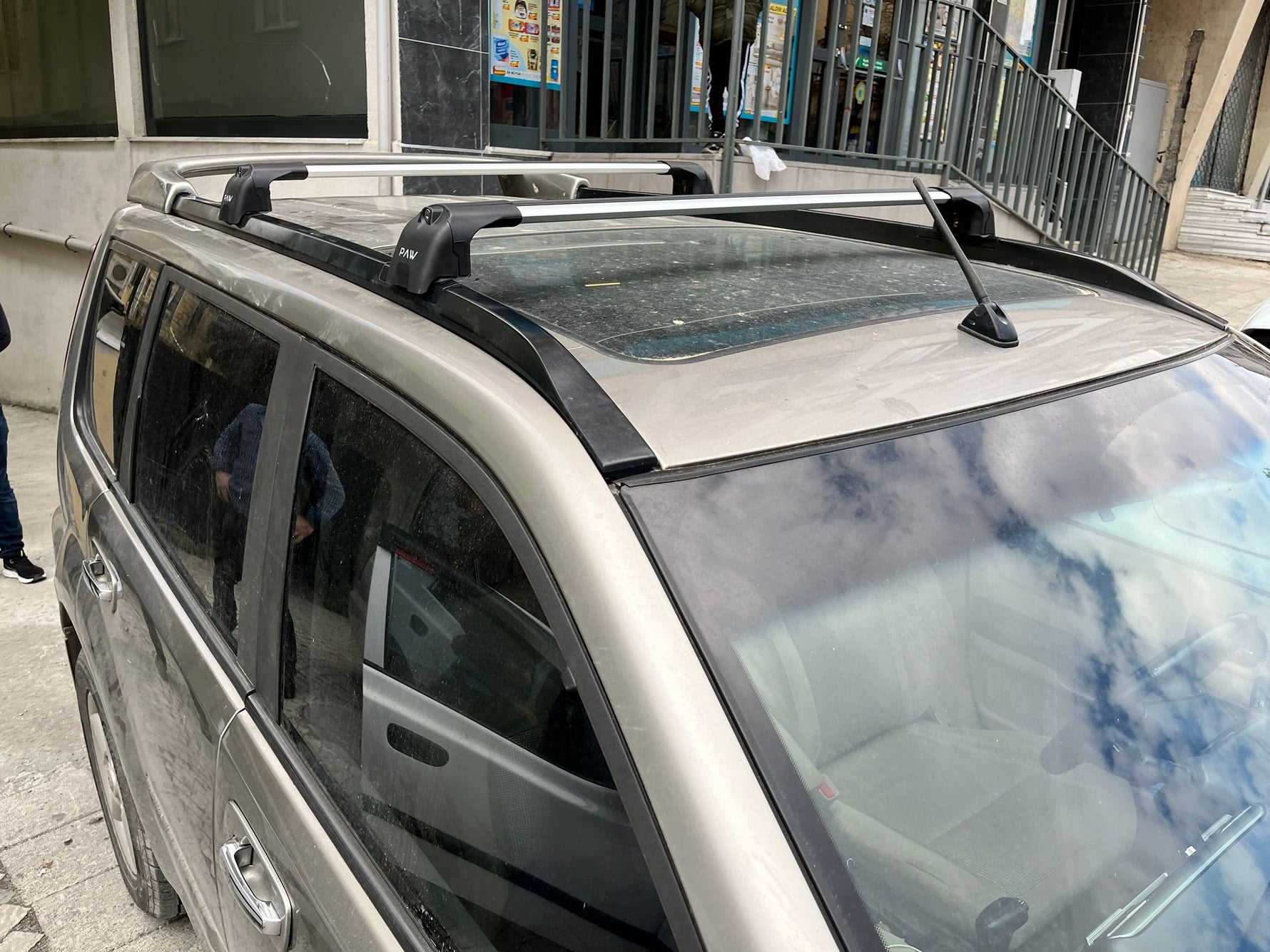 Nissan X-Trail T30 2001-2007 Portbagaj Taşıyıcı Ara Atkisi - Ara Çubuk Paw Pro 2 Gri