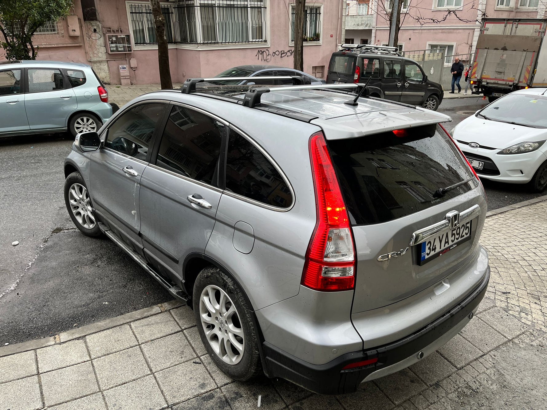Honda Cr-V Mk3 2007-2012 Portbagaj Taşıyıcı Ara Atkisi - Ara Bar Paw Pro 2 Siyah