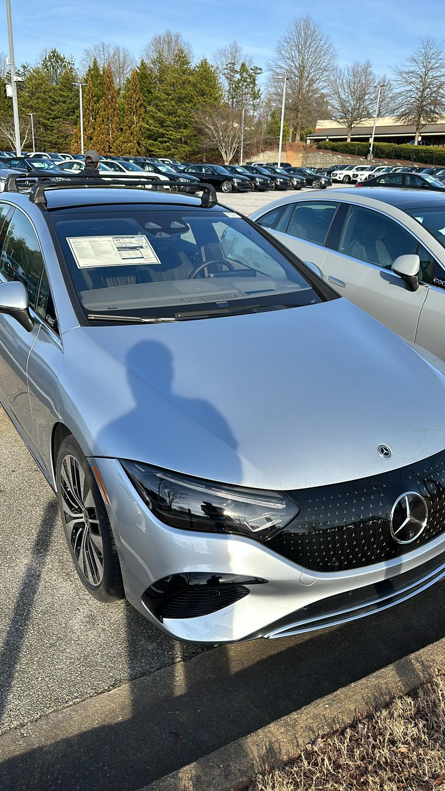 Paw Mercedes-Benz EQS Sedan (V297) 2021-2025 Ara Atkı Portbagaj Taşıyıcı - Pro 3 Siyah