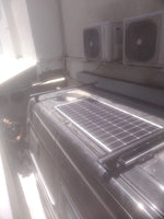 H1 Ladder Roof Rack 2018- On Sprinter Low Roof (144 WB) Roof Rack Gri