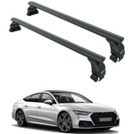 Audi A7 2018-2025 Oluksuz Üst Tavan Portbagaj Taşıyıcı Ara Atkısı Toros Serisi Pro 4 Siyah