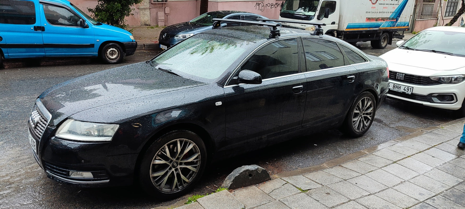 Audi A6/S6/Rs6 C6 Sedan 2005-2011 Oluksuz Üst Tavan Portbagaj Taşıyıcı Ara Atkısı Toros Serisi Pro 4 Gri
