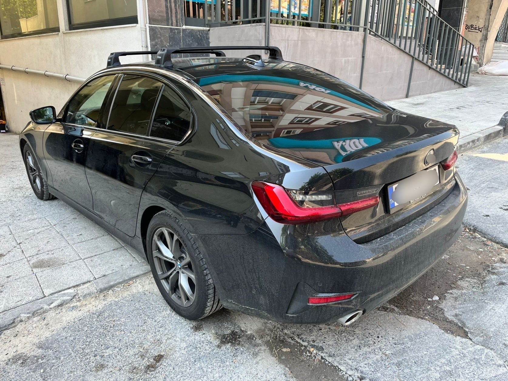 Bmw 3 Serisi Sedan G20 (2018-2025) Ara Atkı Portbagaj Taşıyıcı - Paw Pro 3 Gri