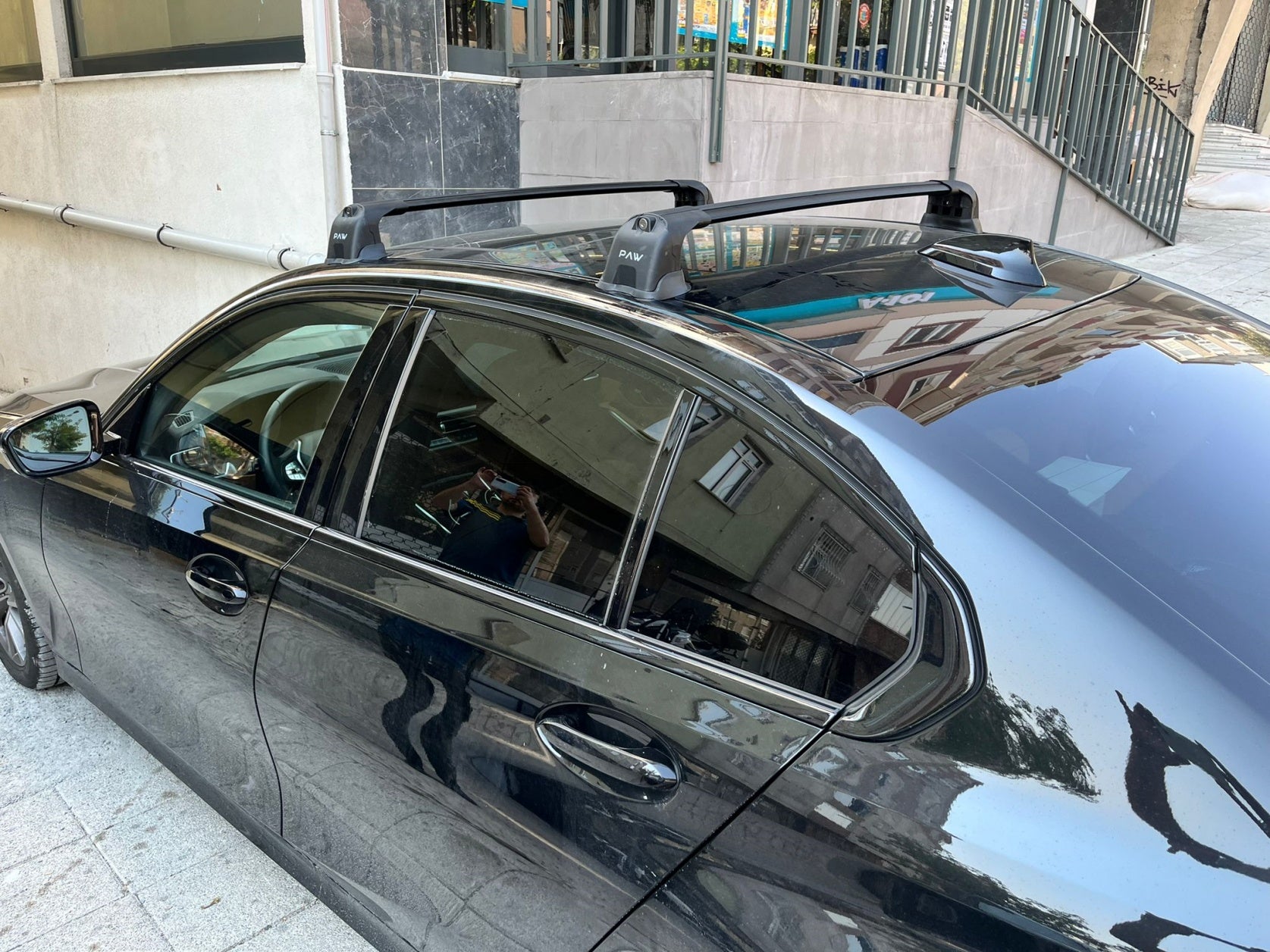 Paw BMW 3 Serisi Sedan E90 (2005-2011) Ara Atkı Portbagaj Taşıyıcı Pro 3 Gri
