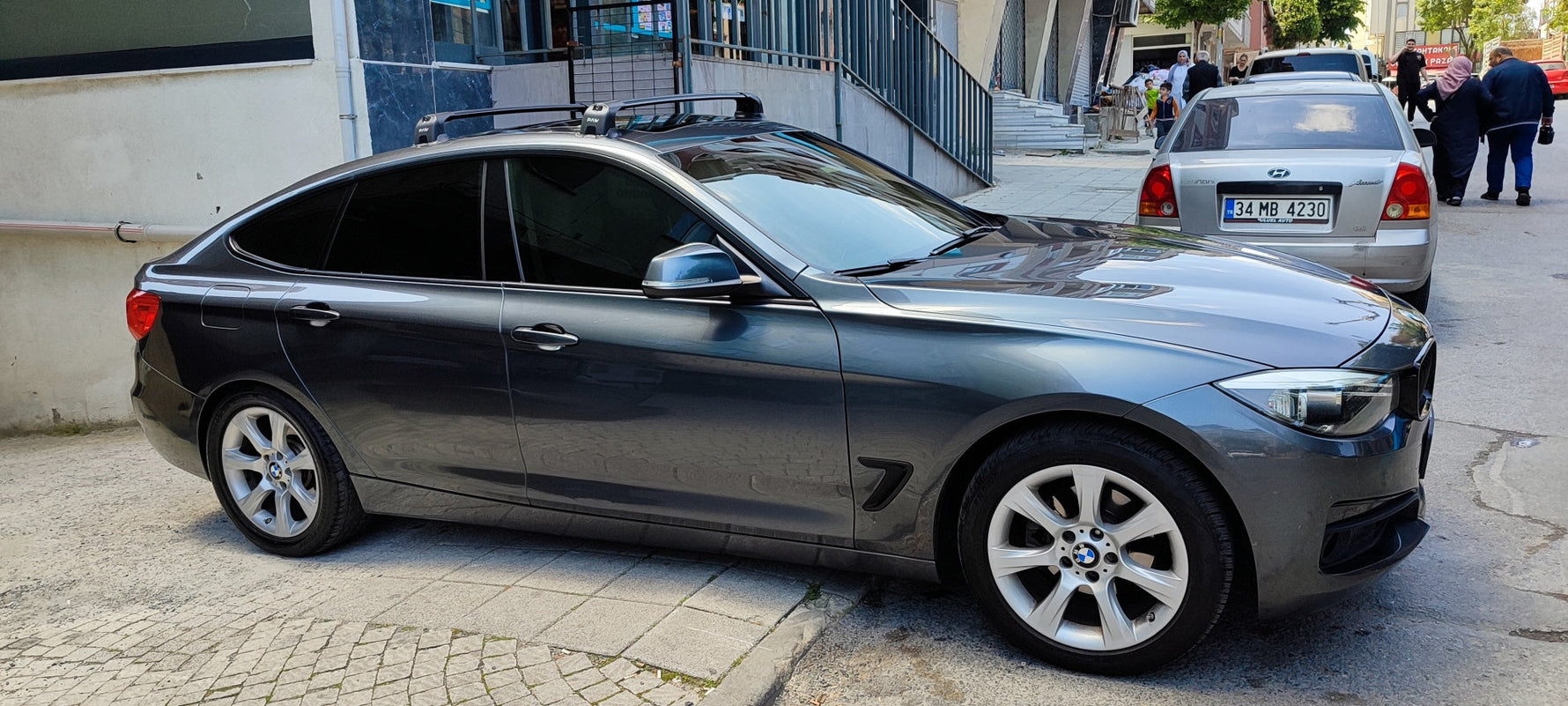 Bmw 5 Serisi GT F07 (2009-2017) Ara Atkı Portbagaj Taşıyıcı - Paw Pro 3 Siyah